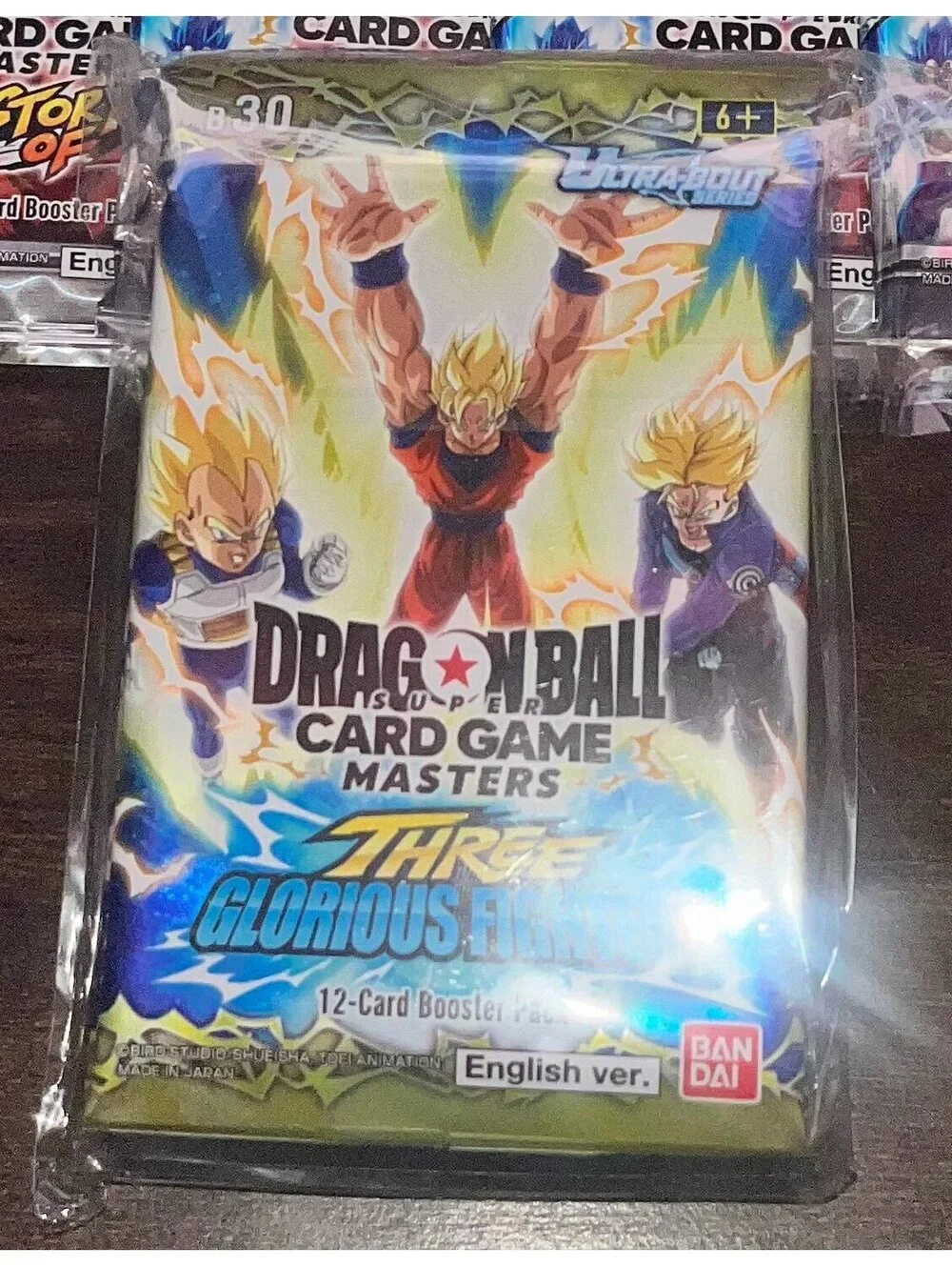 Dragon Ball Super DBS Master TCG Three Glorious Fighters (BT30) Pack DBZ